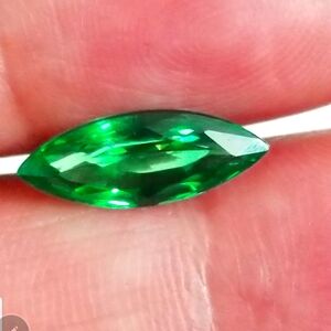 Rare Tsavorite garnet green natural loose marquise 2 carat gemstones